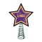 The Memory Company 10" Lighted Purple and Yellow Star NCAA LSU Tigers Christmas Tree Topper